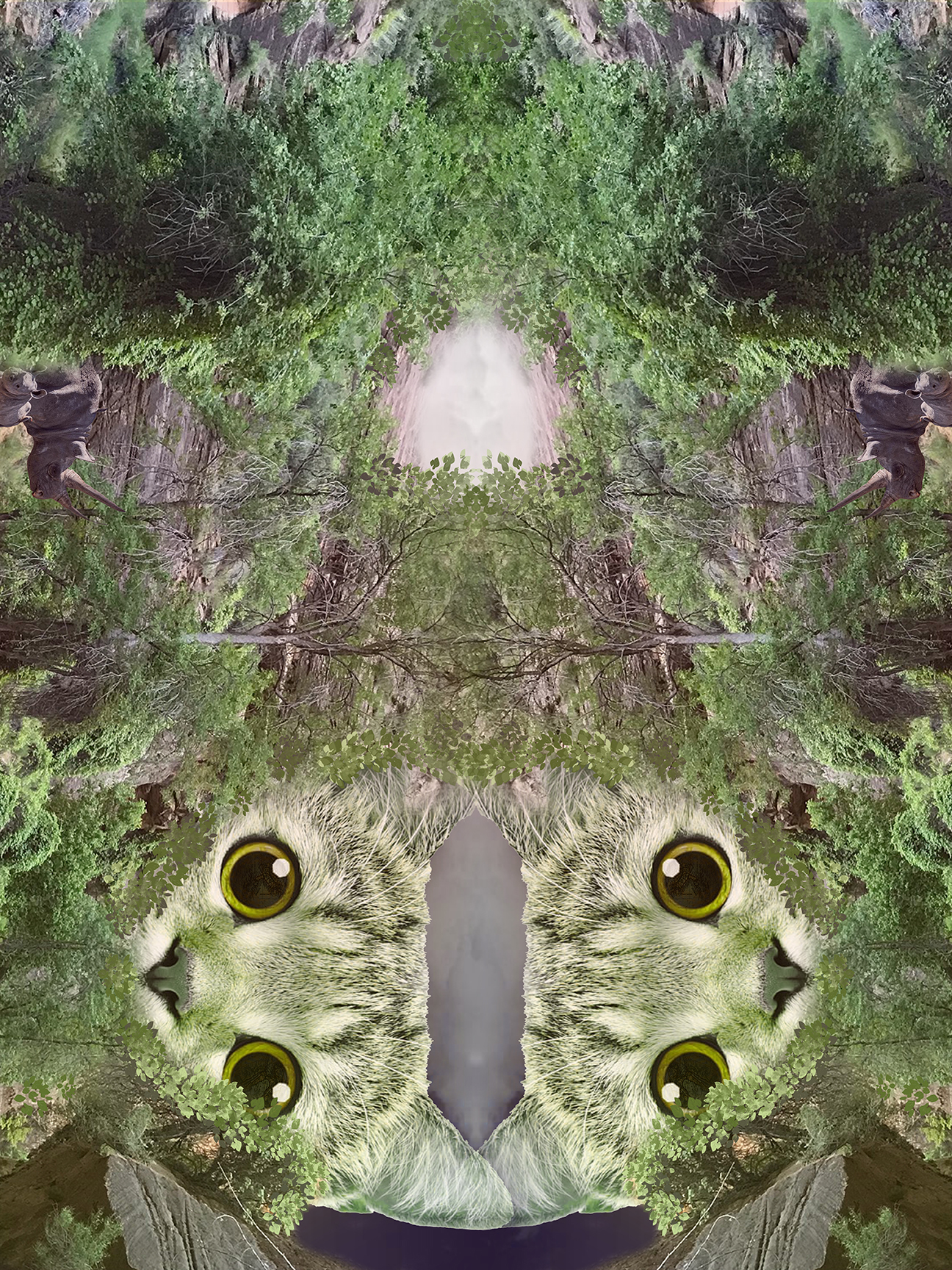 Cat Fantasy Forrest